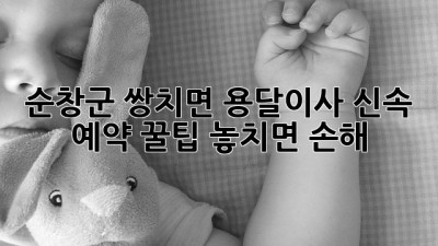 순창군 쌍치면 용달이사🚚💨 신속 예약 꿀팁! 놓치면 손해😉